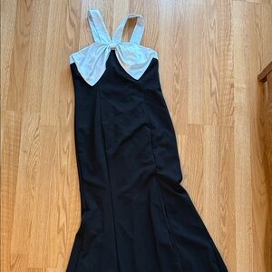 Lulus Elegant Black and White Dress M
